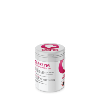Clarzym è un enzima enzima pectolitico per la chiarifica dei mosti, accellera la chiarifica dei mosti anche a basso pH e concentrazione di pectine elevata.